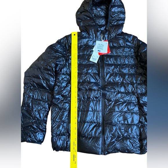 Uniqlo Women’s Ultra Light Down Parka Black Hooded NWT 🔥 XL - Picture 11 of 12